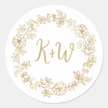 Paraphe Mariage de fleurs mûres Monogramme