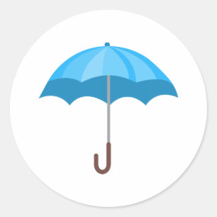 Sticker Rond Parapluie