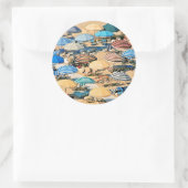 Sticker Rond Parapluie 3 (Sac)