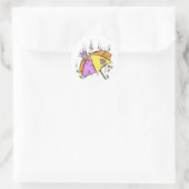 Sticker Rond Parapluie d'avril Showers (Sac)