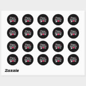 Sticker Rond Paraprofessional Appreciation Para Besties Teacher (Feuille)