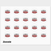 Sticker Rond Parasitologue... Gros accord (Feuille)