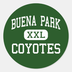 Sticker Rond Parc Buena - Coyotes - Haute - Parc Buena