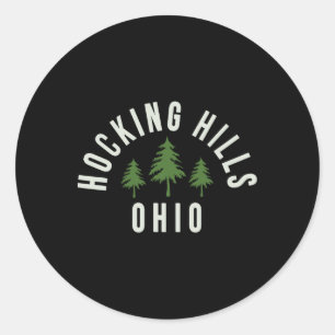 Sticker Rond Parc d'État de Hocking Hills Ohio Souvenir Randonn