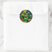 Sticker Rond Parc Dinosaur (Sac)