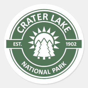 Sticker Rond Parc national de Crater Lake