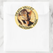 Sticker Rond Parc national de Death Valley (Sac)