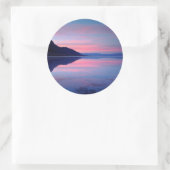 Sticker Rond Parc national de Death Valley. Badwater à l'aube (Sac)