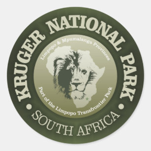 Sticker Rond Parc national de Kruger
