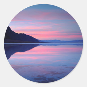 Sticker Rond Parc national de la vallée de la Mort. Badwater à
