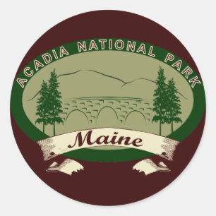 Sticker Rond Parc national de l'Acadie du Maine