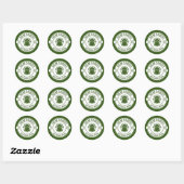 Sticker Rond Parc national de New Forest (Feuille)