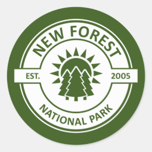 Sticker Rond Parc national de New Forest