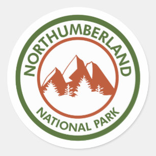 Sticker Rond Parc national de Northumberland