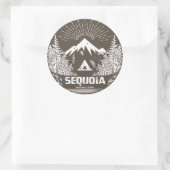 Sticker Rond Parc national de Sequoia (Sac)