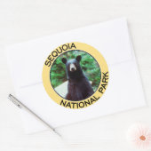 Sticker Rond Parc national de Sequoia (Enveloppe)