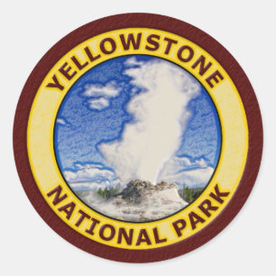 Sticker Rond Parc national de Yellowstone