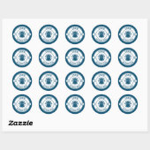 Sticker Rond Parc national de Yoho (Feuille)