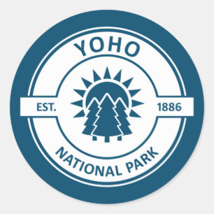 Sticker Rond Parc national de Yoho