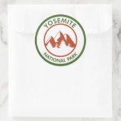 Sticker Rond Parc national de Yosemite (Sac)