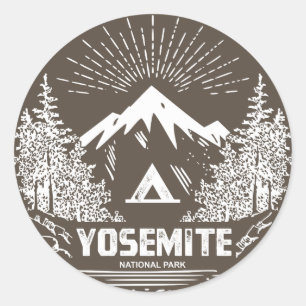 Sticker Rond Parc national de Yosemite