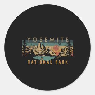 Sticker Rond Parc national de Yosemite 1