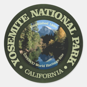 Sticker Rond Parc national de Yosemite 2