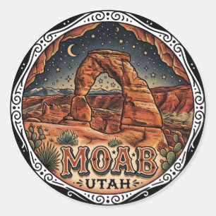 Sticker Rond Parc national des Arches Utah