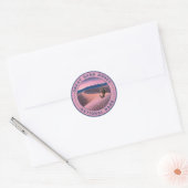 Sticker Rond Parc national des Dunes de sable (Enveloppe)