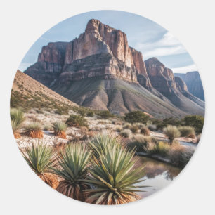 Sticker Rond Parc national des Monts Guadalupe Voyage