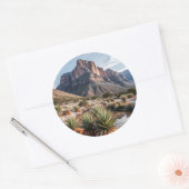 Sticker Rond Parc national des Monts Guadalupe Voyage (Enveloppe)