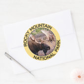 Sticker Rond Parc national des Rocheuses (Enveloppe)