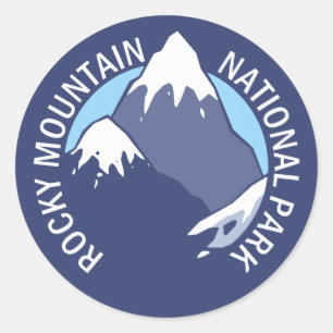 Sticker Rond Parc national des Rocheuses