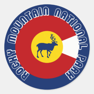 Sticker Rond Parc national des Rocheuses