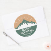 Sticker Rond Parc national des Rocheuses (Enveloppe)