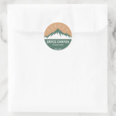 Sticker Rond Parc national du Bryce Canyon (Sac)