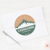 Sticker Rond Parc national du Caire Ecosse (Enveloppe)