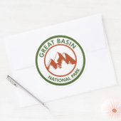 Sticker Rond Parc national du Grand Bassin (Enveloppe)