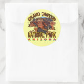 Sticker Rond Parc national du Grand Canyon (Sac)