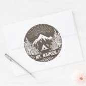 Sticker Rond Parc national du Mont-Rainier (Enveloppe)