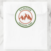 Sticker Rond Parc national Exmoor (Sac)