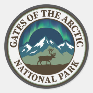 Sticker Rond Parc national Gates of the Arctic