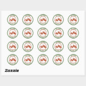 Sticker Rond Parc national Jasper (Feuille)