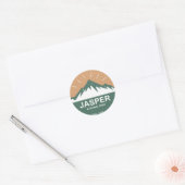 Sticker Rond Parc national Jasper (Enveloppe)
