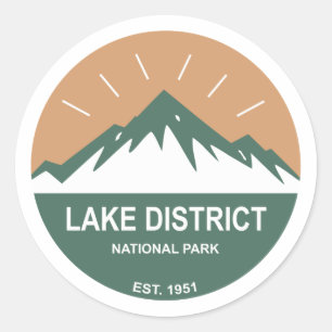 Sticker Rond Parc national Lake District