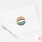 Sticker Rond Parc national Lake District (Enveloppe)
