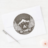 Sticker Rond Parc national olympique (Enveloppe)
