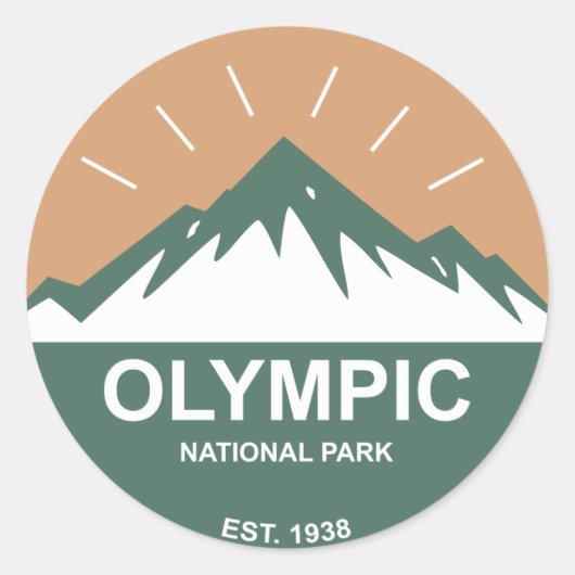 Sticker Rond Parc national olympique (Devant)