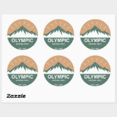 Sticker Rond Parc national olympique (Feuille)