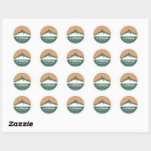 Sticker Rond Parc provincial Cypress (Feuille)